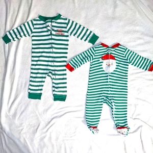 3/$20 Baby's First Christmas Sleeper Set
